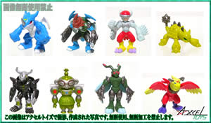 BANDAI デジモンアドベンチャー02 アクションフルカラー4 全8種